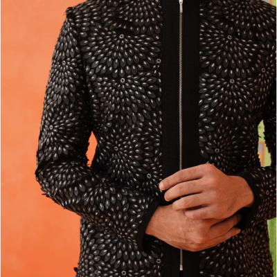 Men Bandhgala Mandarin Collar Suits